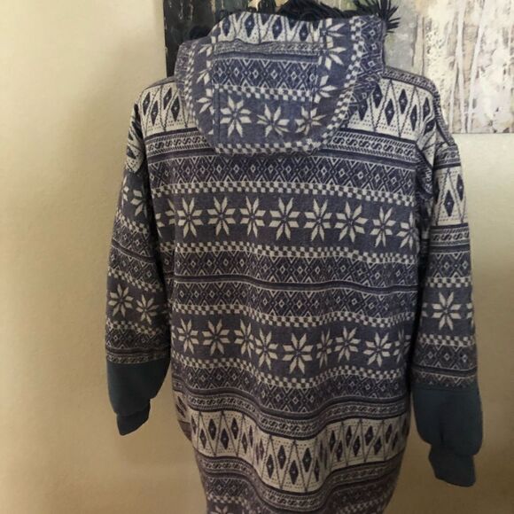 CURRENT SEEN Reversible Snowflake Jacket - Picture 2 of 10